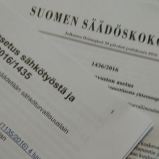 Sähköturvallisuustutkinto + koulutus S2 4.-14.11.2024 (853-01)