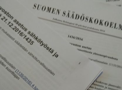 Sähköturvallisuustutkinto 3 valmennuskurssi 7.4.2025 klo 17-21